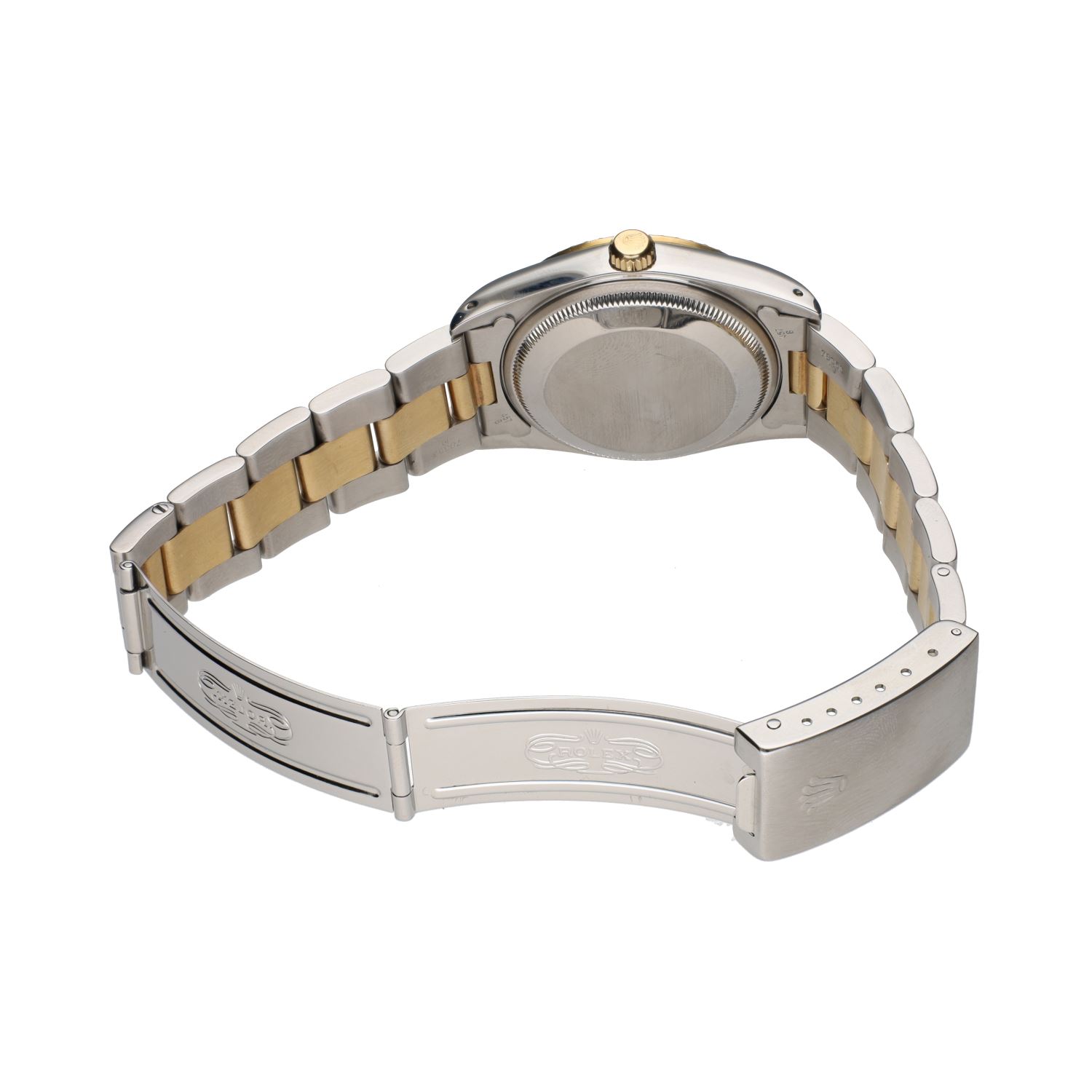 Oyster perpetual date acero y oro 34mm.   