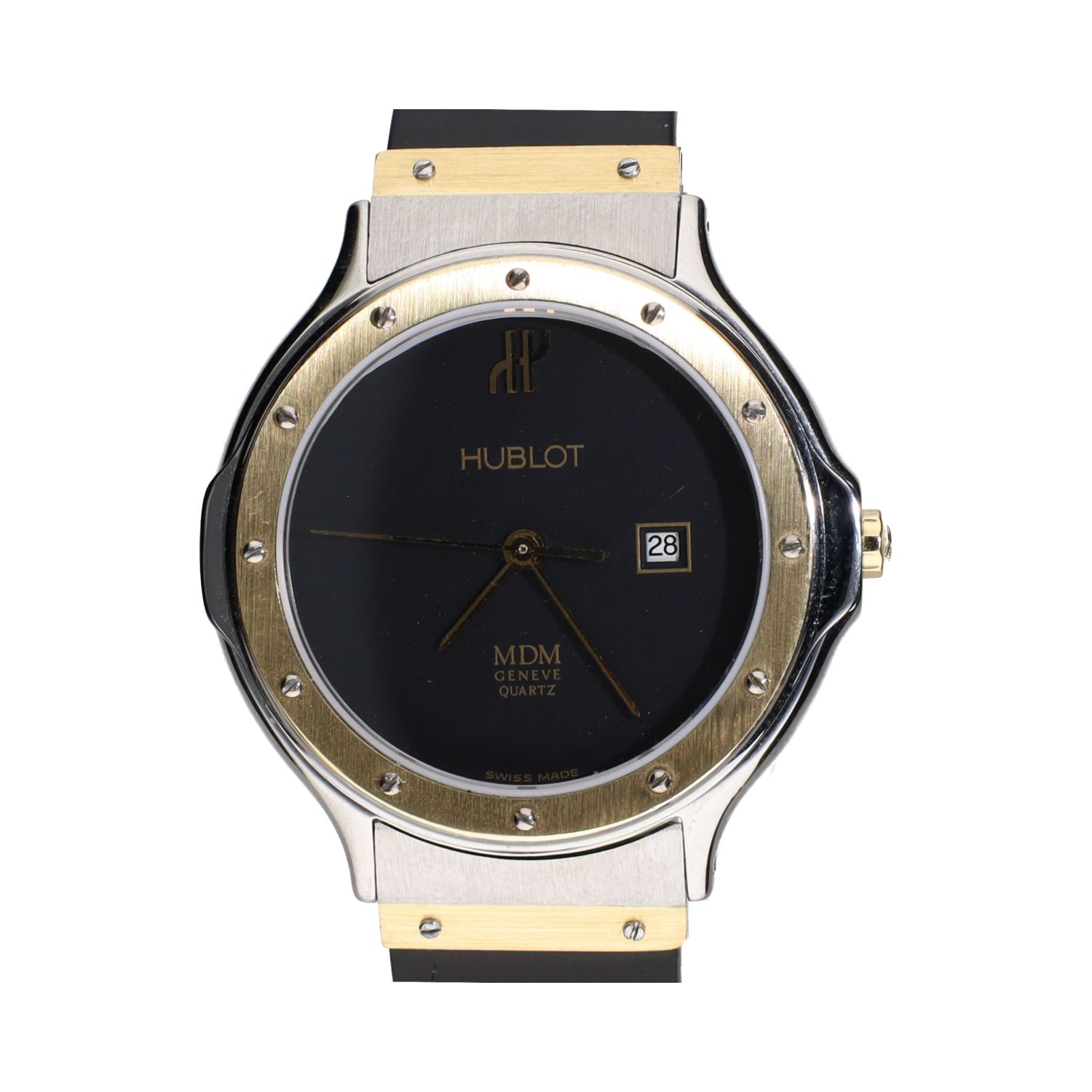 Classic cadete acero y oro 32mm.   