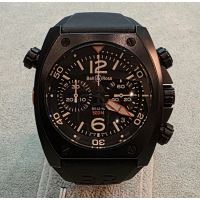 BELL & ROSS<BR>BR02-94 CHRONOGRAPH ACERO CAUCHO 44MM....