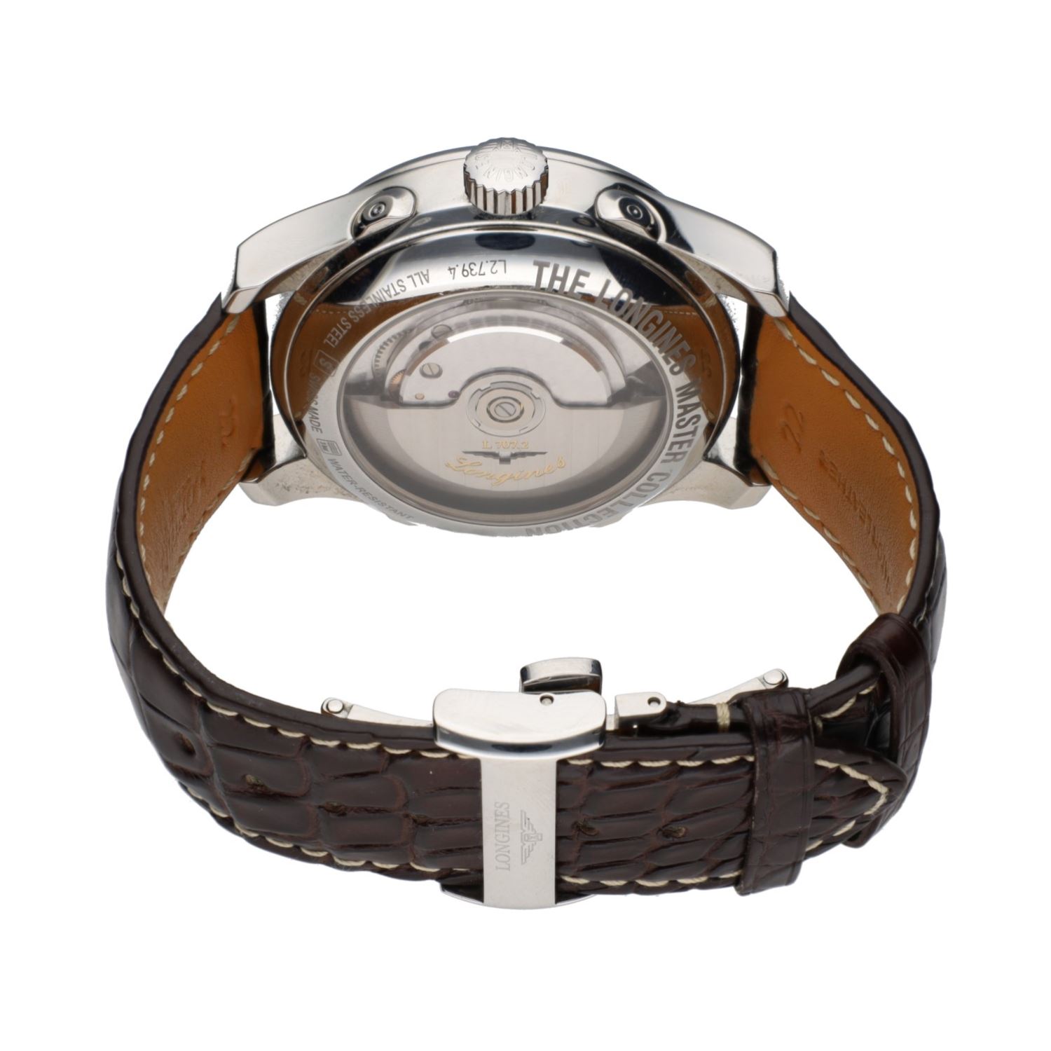 Master collection acero fase lunar 44mm.  