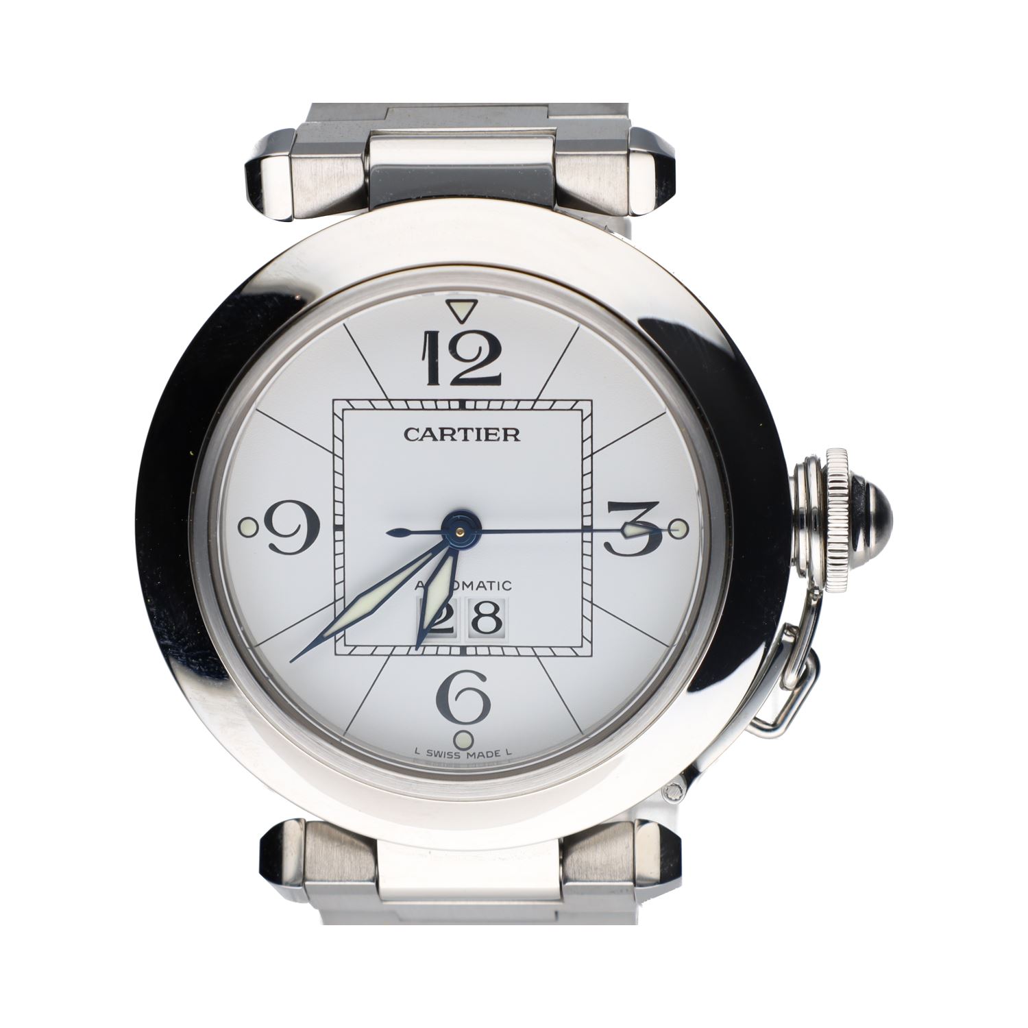 Pasha acero automático 35mm.   