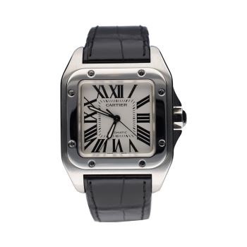 CARTIER<BR>SANTOS CADETE ACERO AUTOMÁTICO 33MM.  ... · ref.: 2878