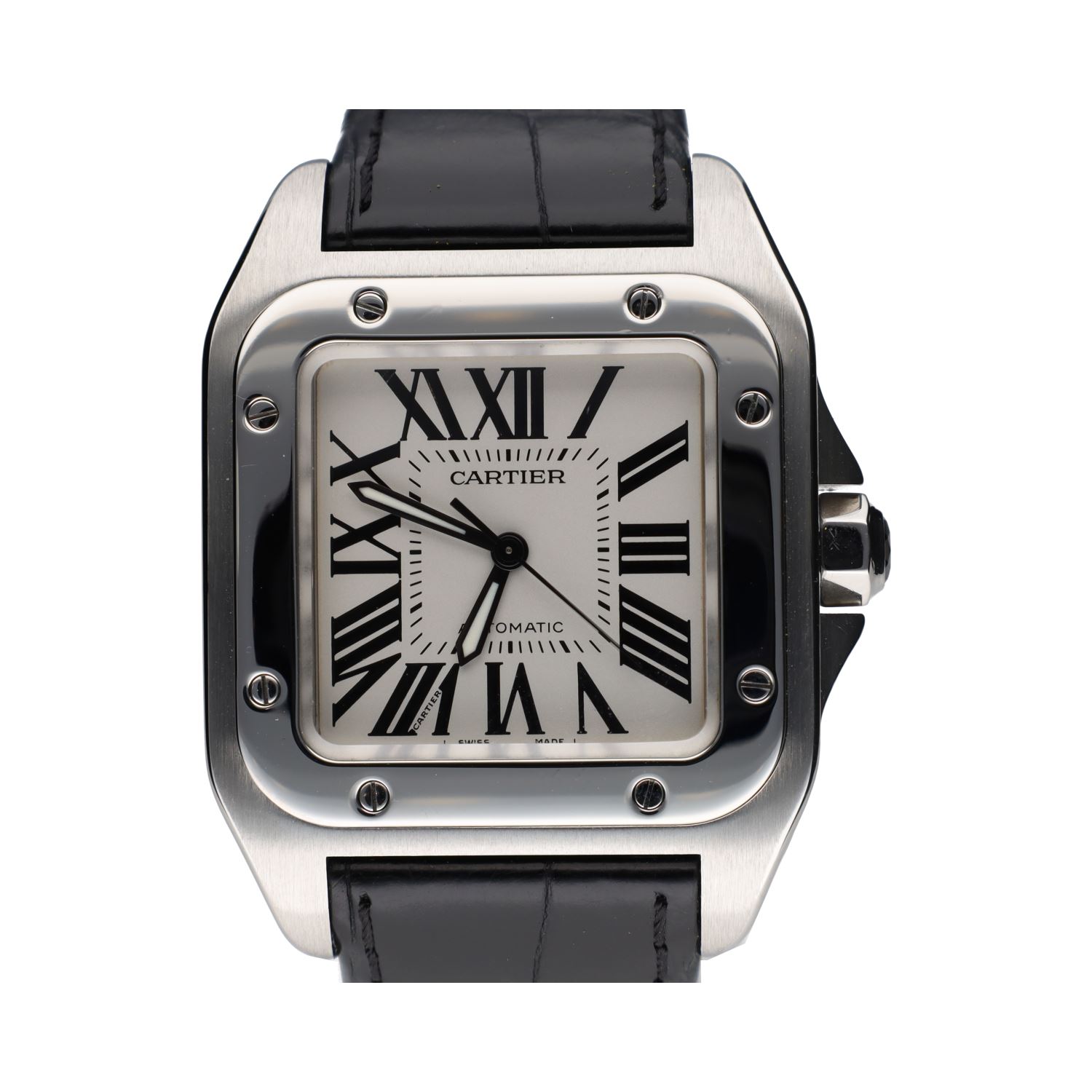 Santos cadete acero automático 33mm.   