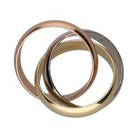 Sortija trinity ancha de cartier. Talla 53.