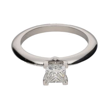 ANILLOS / SORTIJAS<BR>SORTIJA SOLITARIO TIFFANY & CO. EN PLA... · ref.: PRESENTA CERTIFICADO...