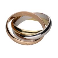 ANILLOS / SORTIJAS<BR>SORTIJA TRINITY DE CARTIER. TALLA 56.