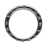 Sortija b-zero de bulgari en oro blanco. Talla 62.