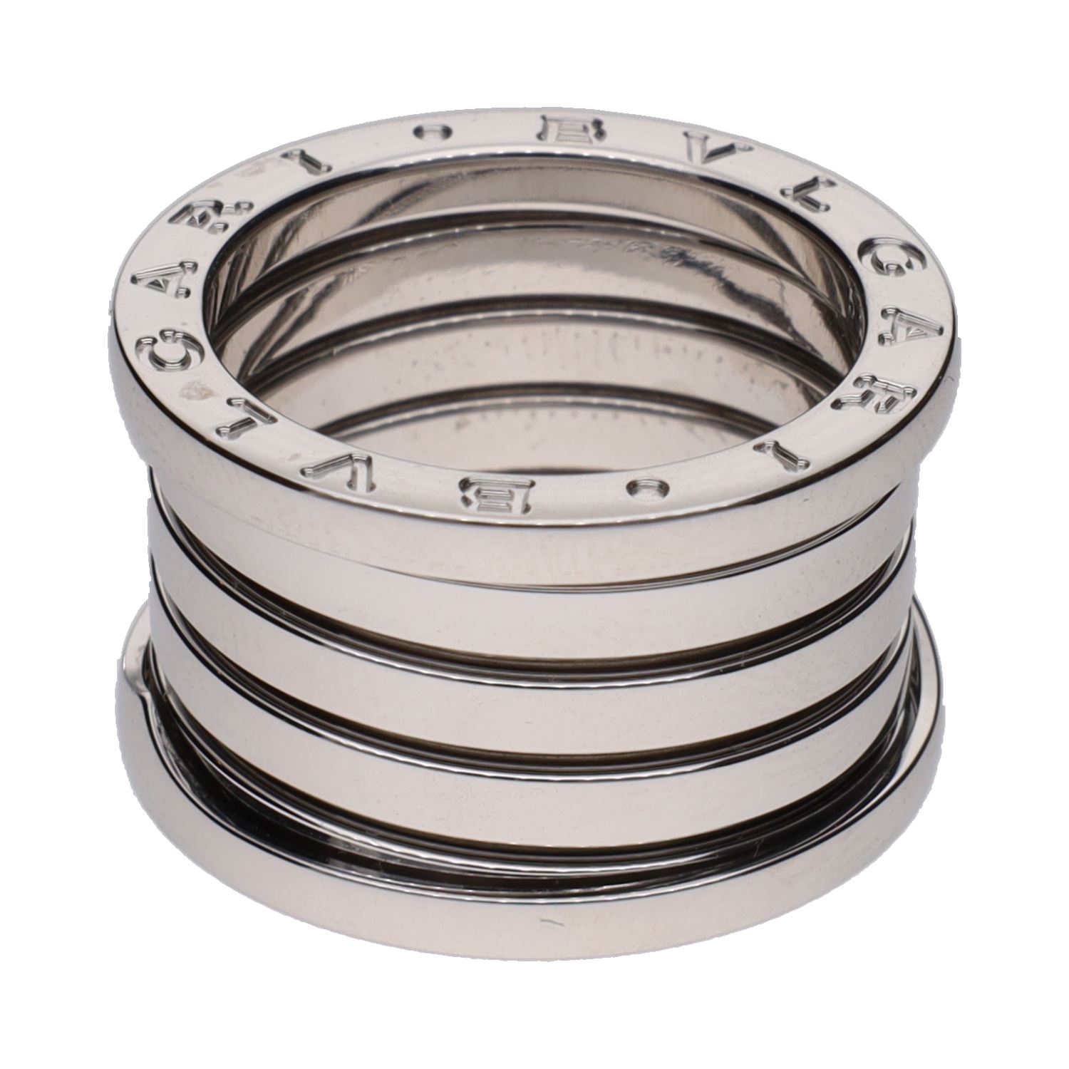 Sortija b-zero de bulgari en oro blanco. Talla 53.