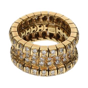 ANILLOS / SORTIJAS<BR>SORTIJA ARTICULADA EN ORO AMARILLO CON... · ref.: (OIM)