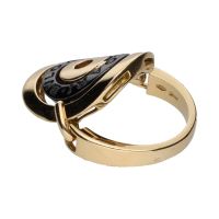 Sortija astrale de bulgari en oro amarillo. Talla 14.