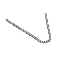 Collar riviere en oro blanco con brillantes.