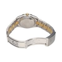 Oyster perpetual date acero y oro esfera azul 34mm.    