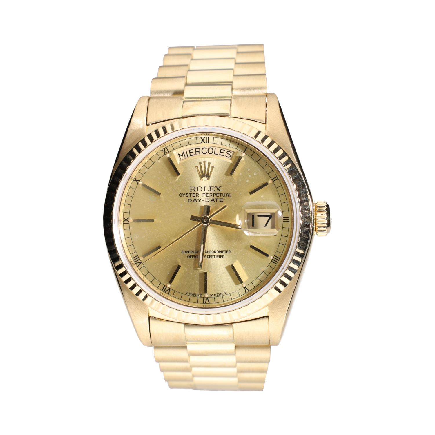 Day-date president oro amarillo 36mm.   