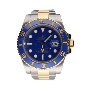 ROLEX<BR>SUBMARINER DATE ACERO Y ORO CERÁMICO A... · ref.: 116613LB