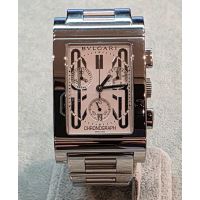 BULGARI<BR>RETTANGOLO QUARTZ ACERO 29MM.