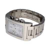 Rettangolo quartz acero 29mm.   