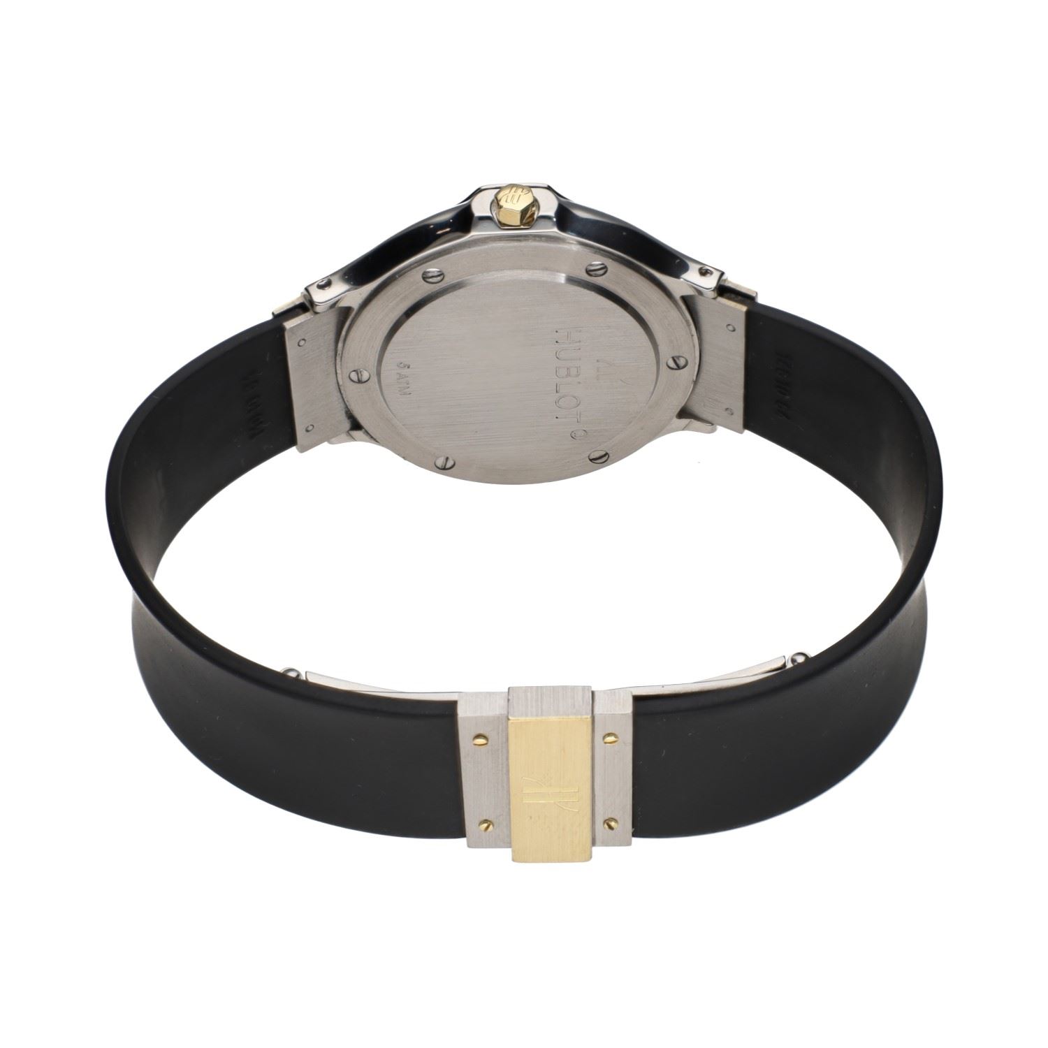 Classic cadete acero y oro 32mm.  