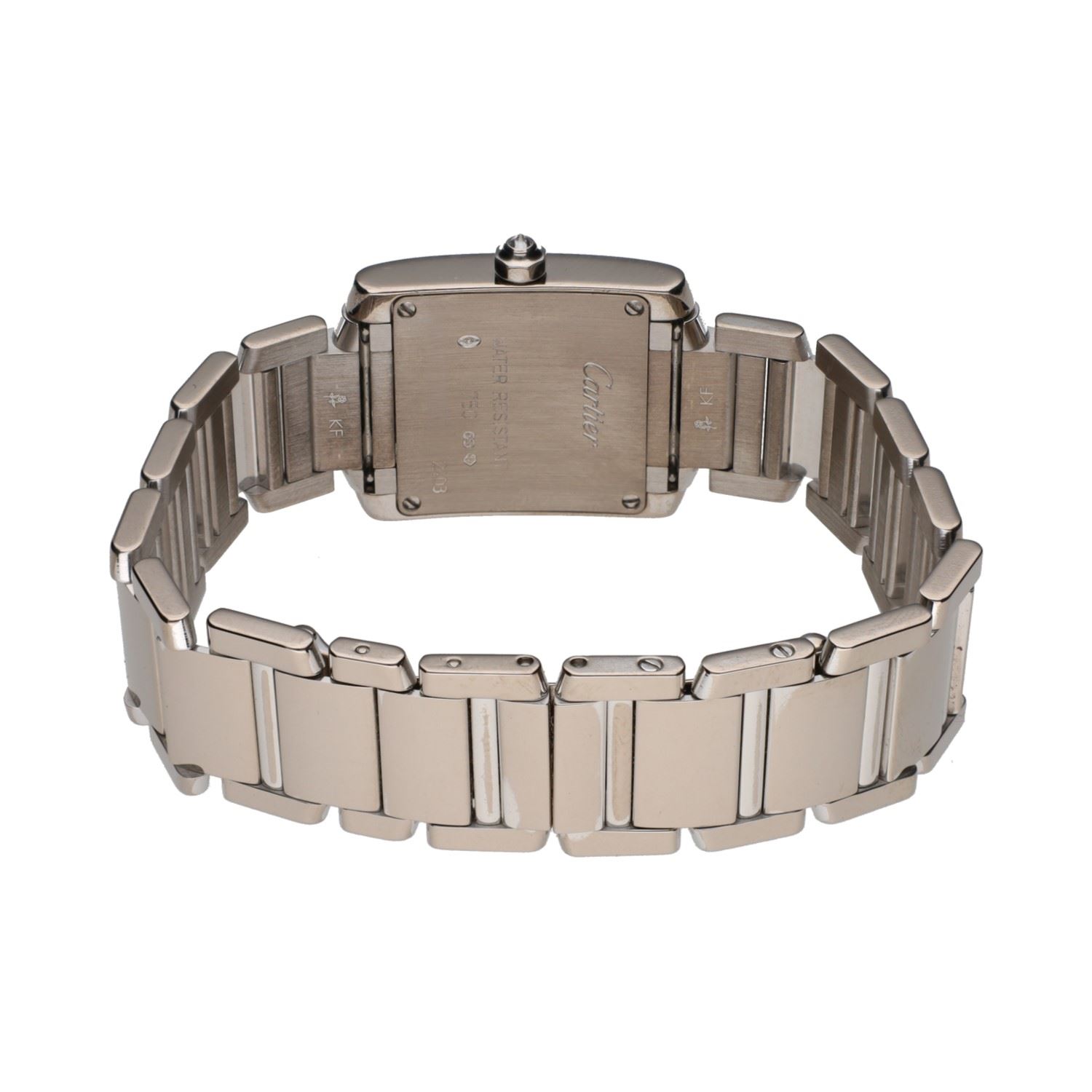 Tank frances señora oro blanco brillantes 20mm.  