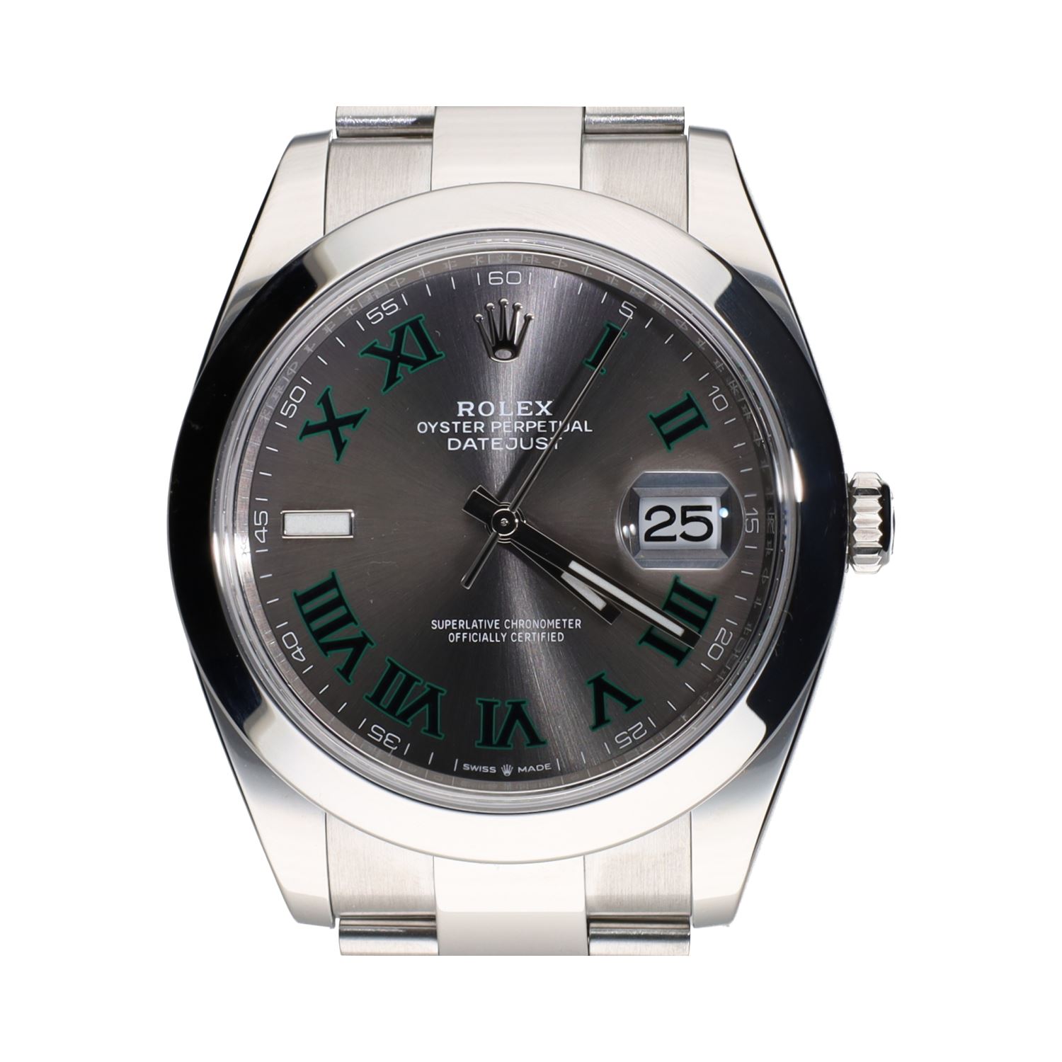 Datejust ii wimbledon acero oyster 41mm.   