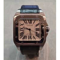 CARTIER<BR>SANTOS 100 XL ACERO 38MM.