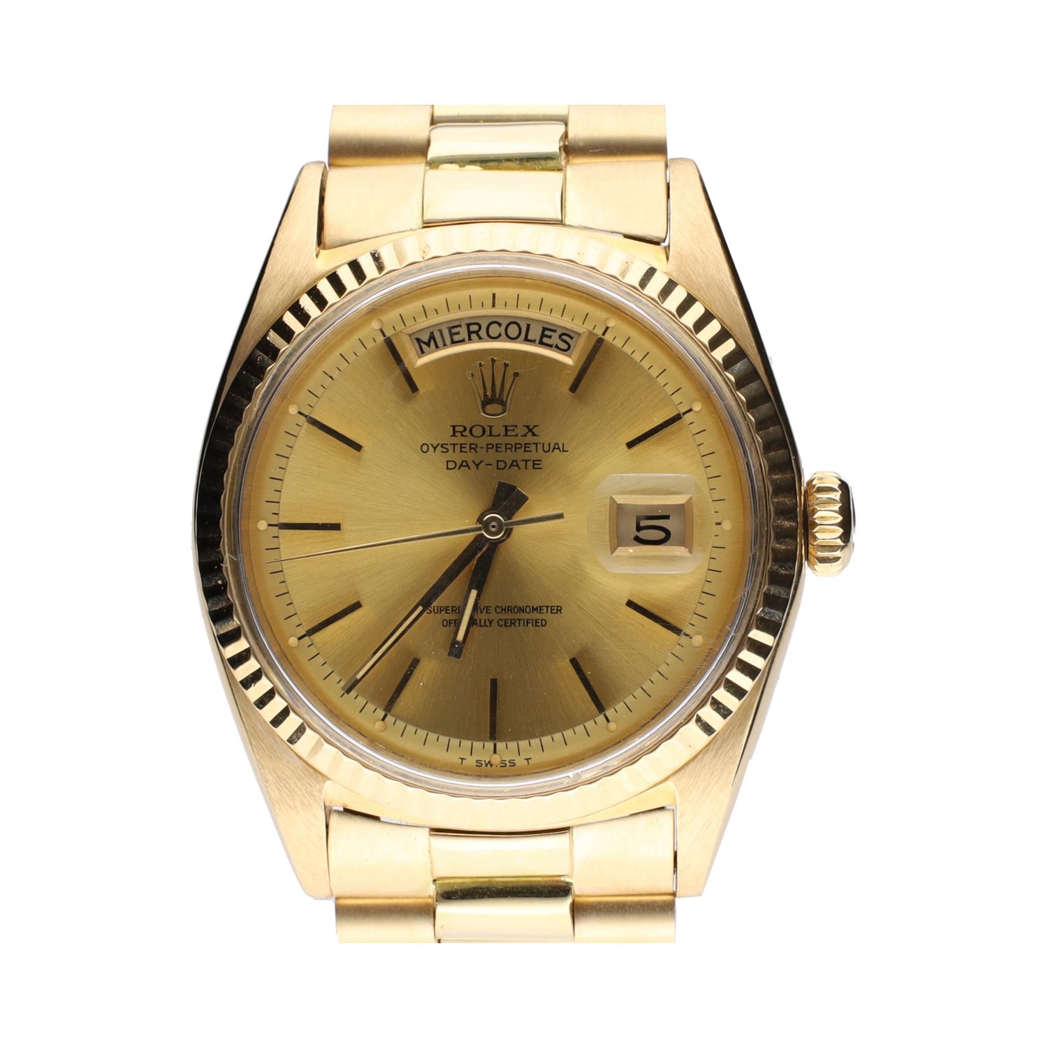 Day-date president oro amarillo 36mm.   