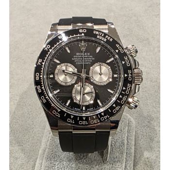ROLEX<BR>DAYTONA ORO BLANCO ESFERA NEGRA. · ref.: 126519LN