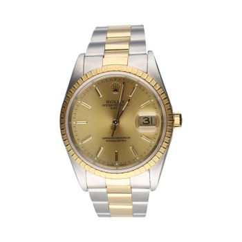 ROLEX<BR>OYSTER PERPETUAL DATE ACERO Y ORO 34MM... · ref.: 15223