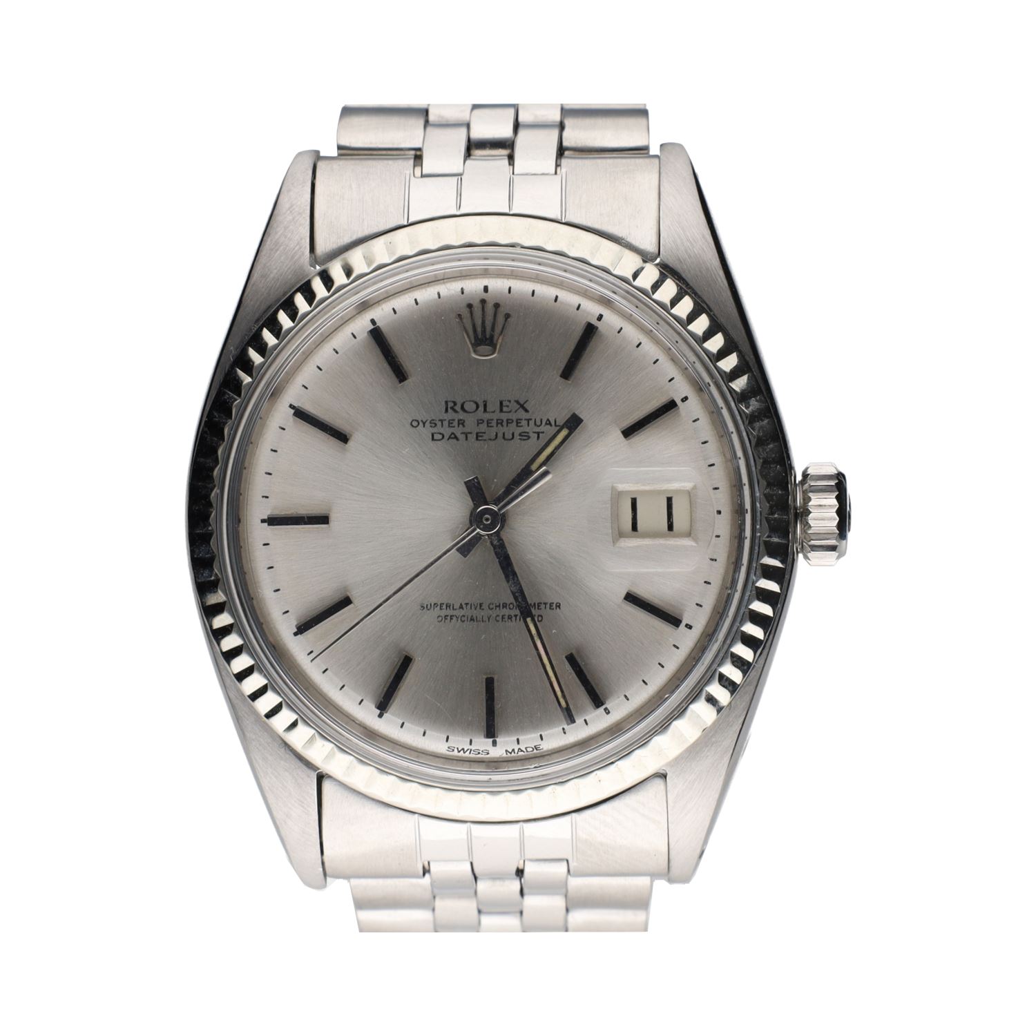 Datejust acero jubille plexi 36mm.   