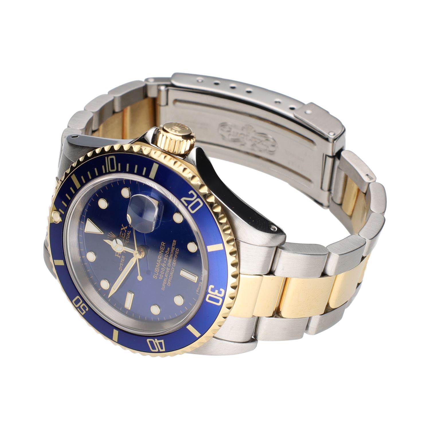 Submariner date acero y oro azul 40mm.  