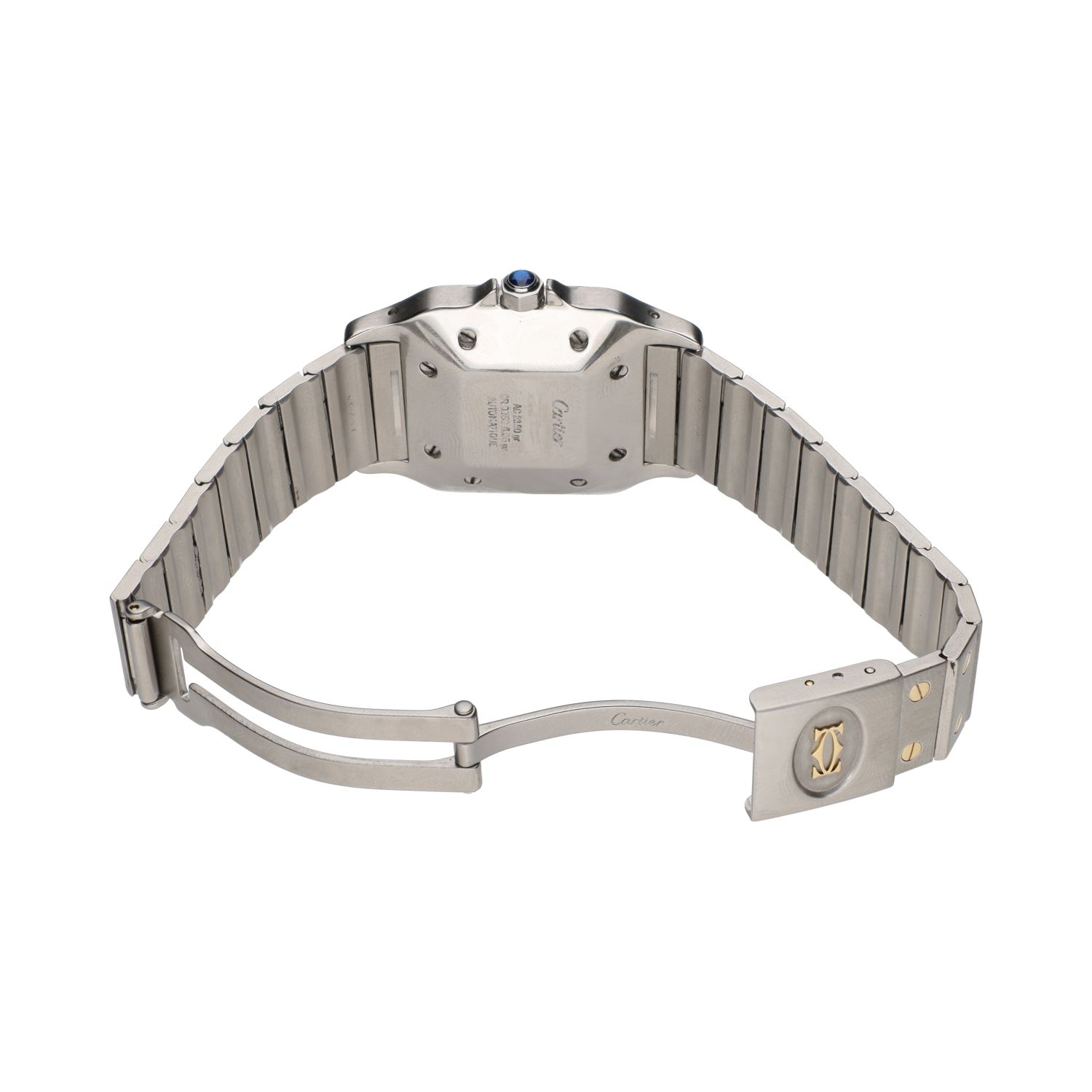 Santos caballero automático acero y oro 29mm.  