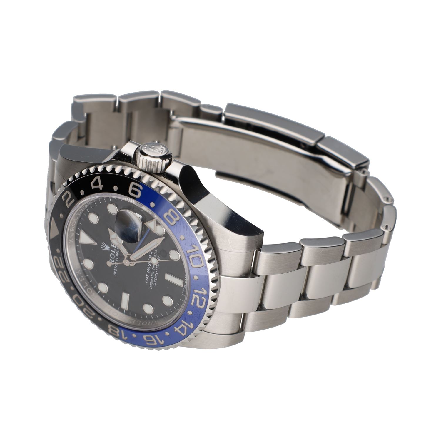 Gmt master ii batman acero 40mm.   