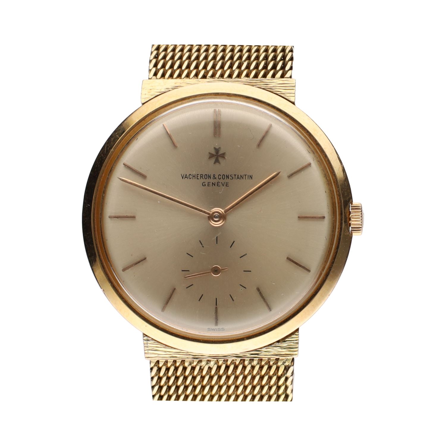 Clasico cuerda manual oro amarillo 32mm.   