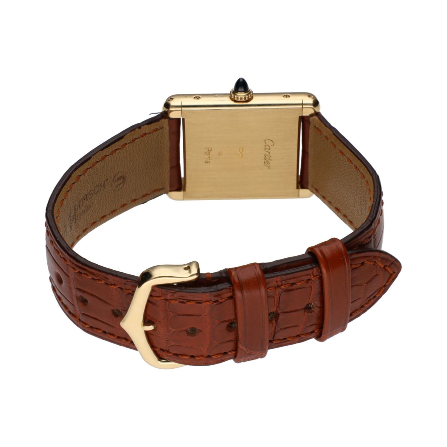 Tank louis oro amarillo cuerda manual 23mm.  