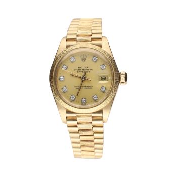 ROLEX<BR>DATEJUST DIAMONDS SEÑORA ORO AMARILLO ... · ref.: 6927
