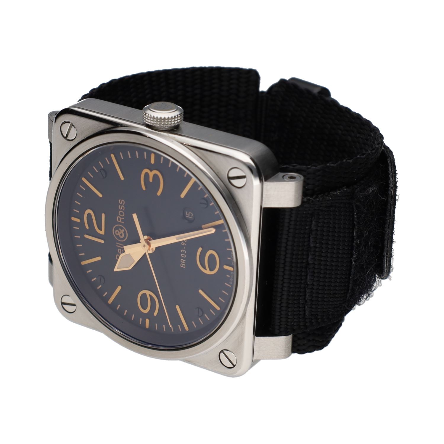 Br03-92 acero textil 42mm.   