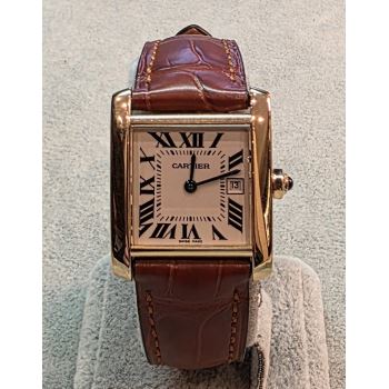 CARTIER<BR>TANK FRANCES ORO AMARILLO QUARTZ 25MM.... · ref.: 2466