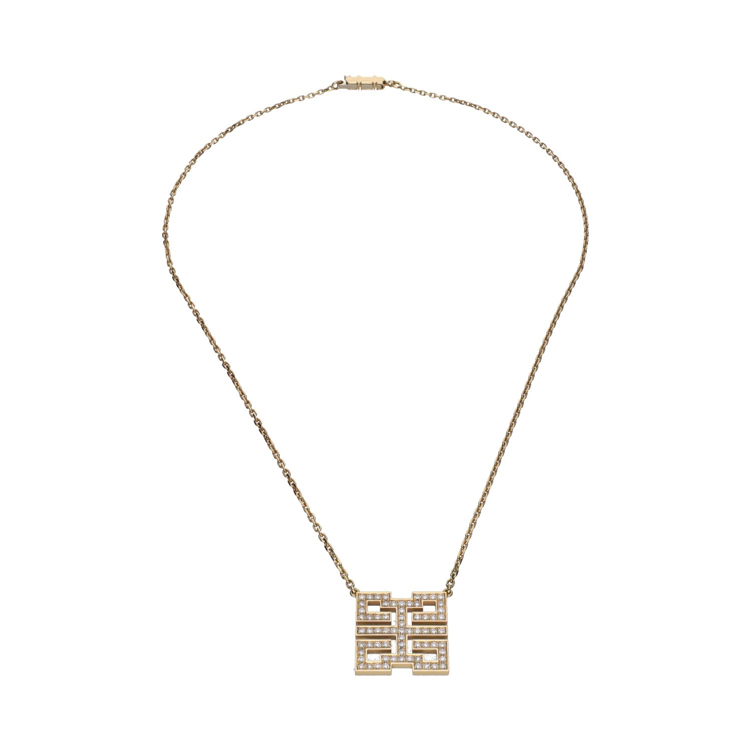 Collar cartier baiser do dragon en oro amarillo y brillantes.