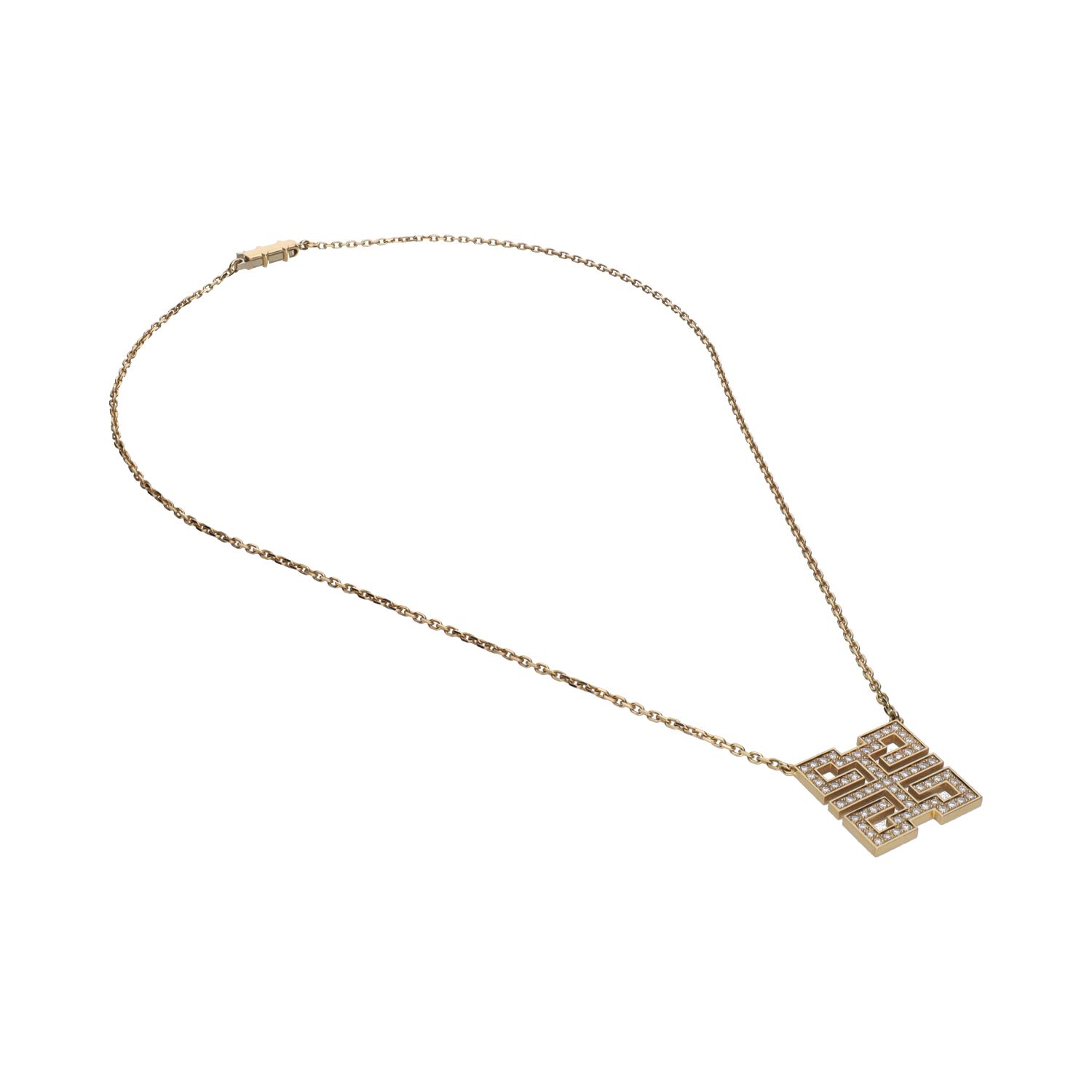 Collar cartier baiser do dragon en oro amarillo y brillantes.