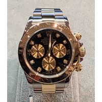 ROLEX<BR>DAYTONA ACERO Y ORO ESFERA NEGRA BRILL...