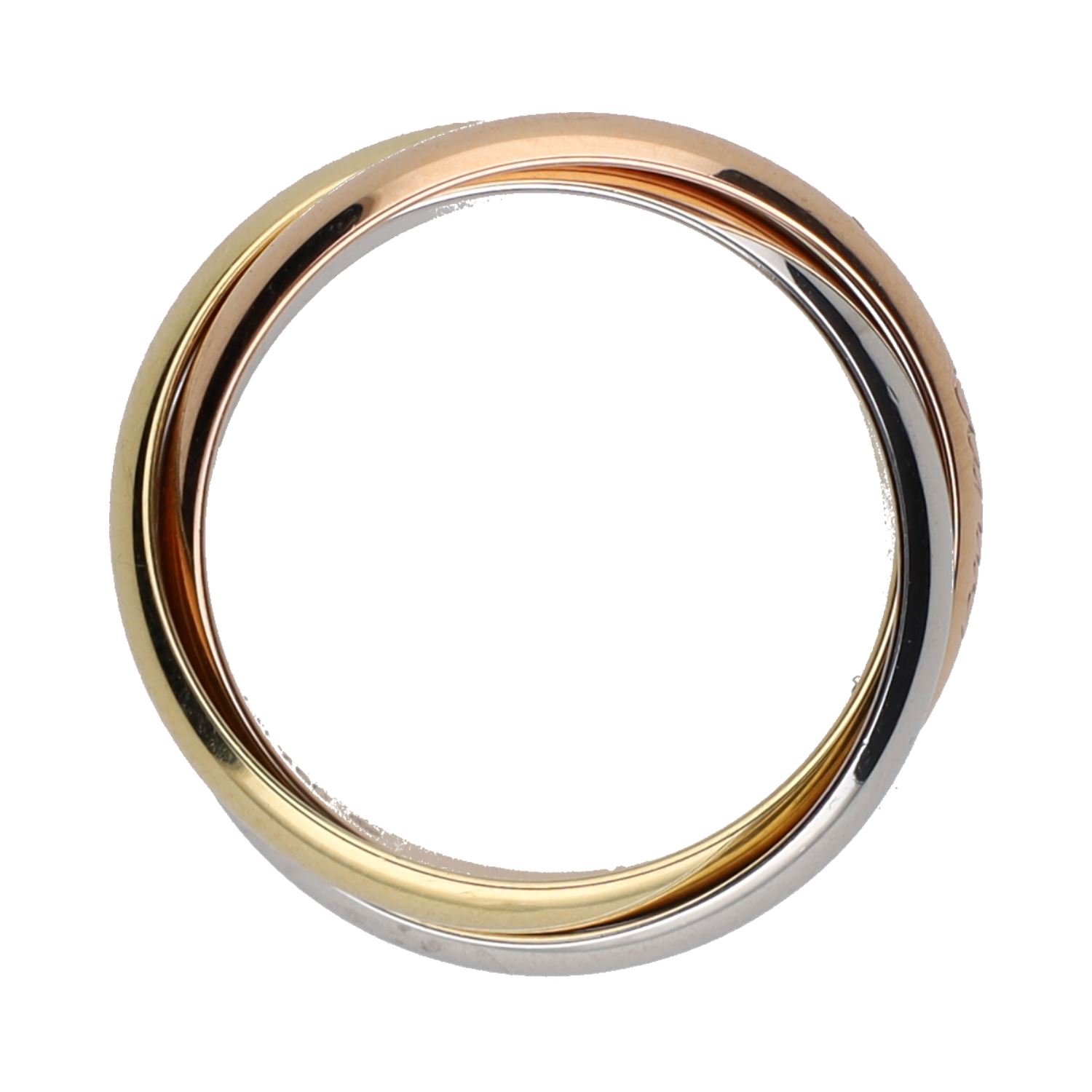 Sortija trinity de cartier. Talla 55.