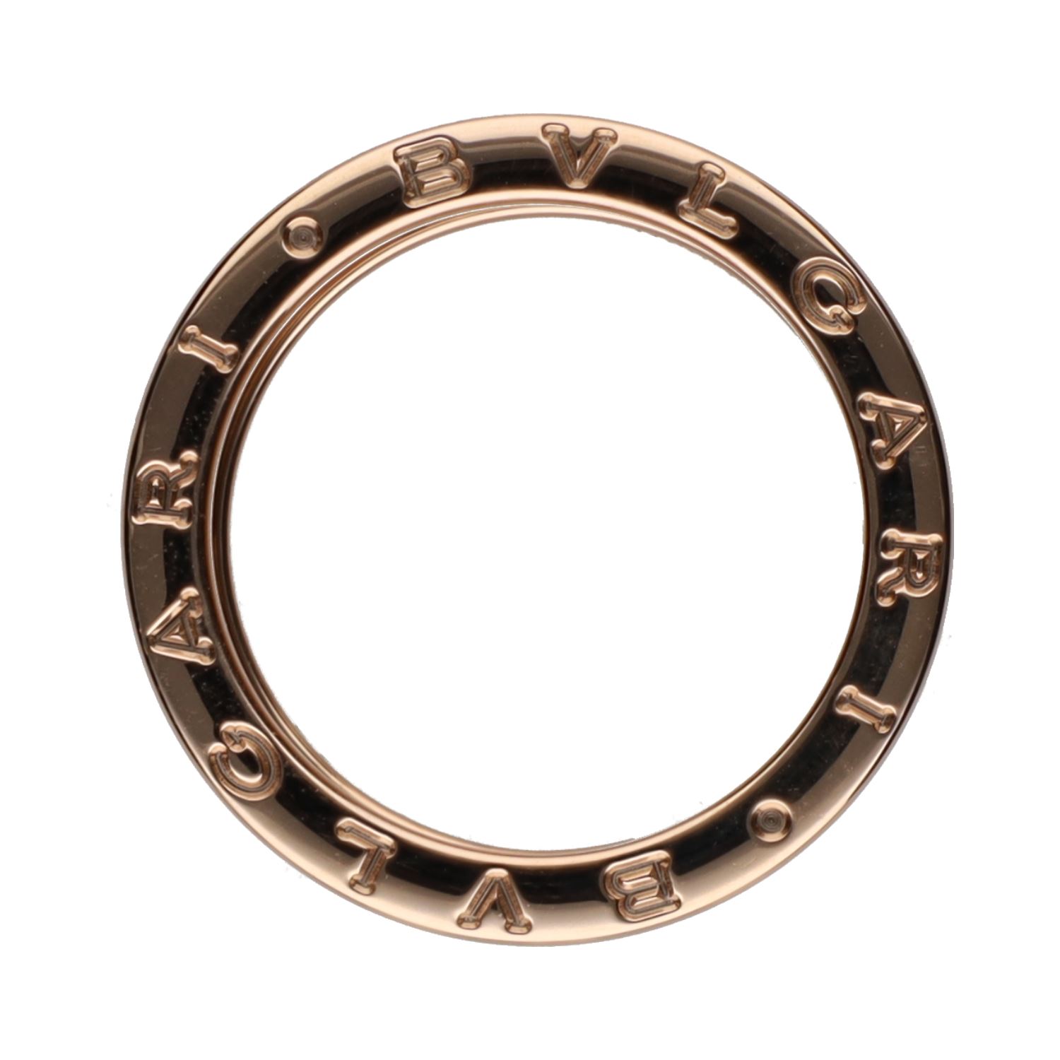 Sortija bulgari b-zero realizada en oro rosa. Talla 56.