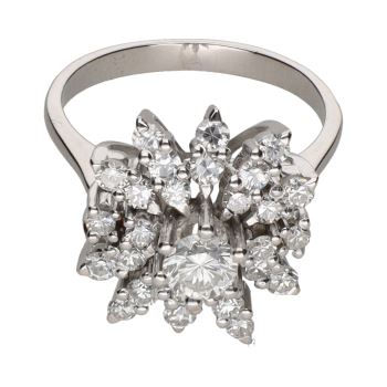 ANILLOS / SORTIJAS<BR>SORTIJA EN ORO BLANCO CON BRILLANTES. ... · ref.: PRESENTA CERTIFICADO...