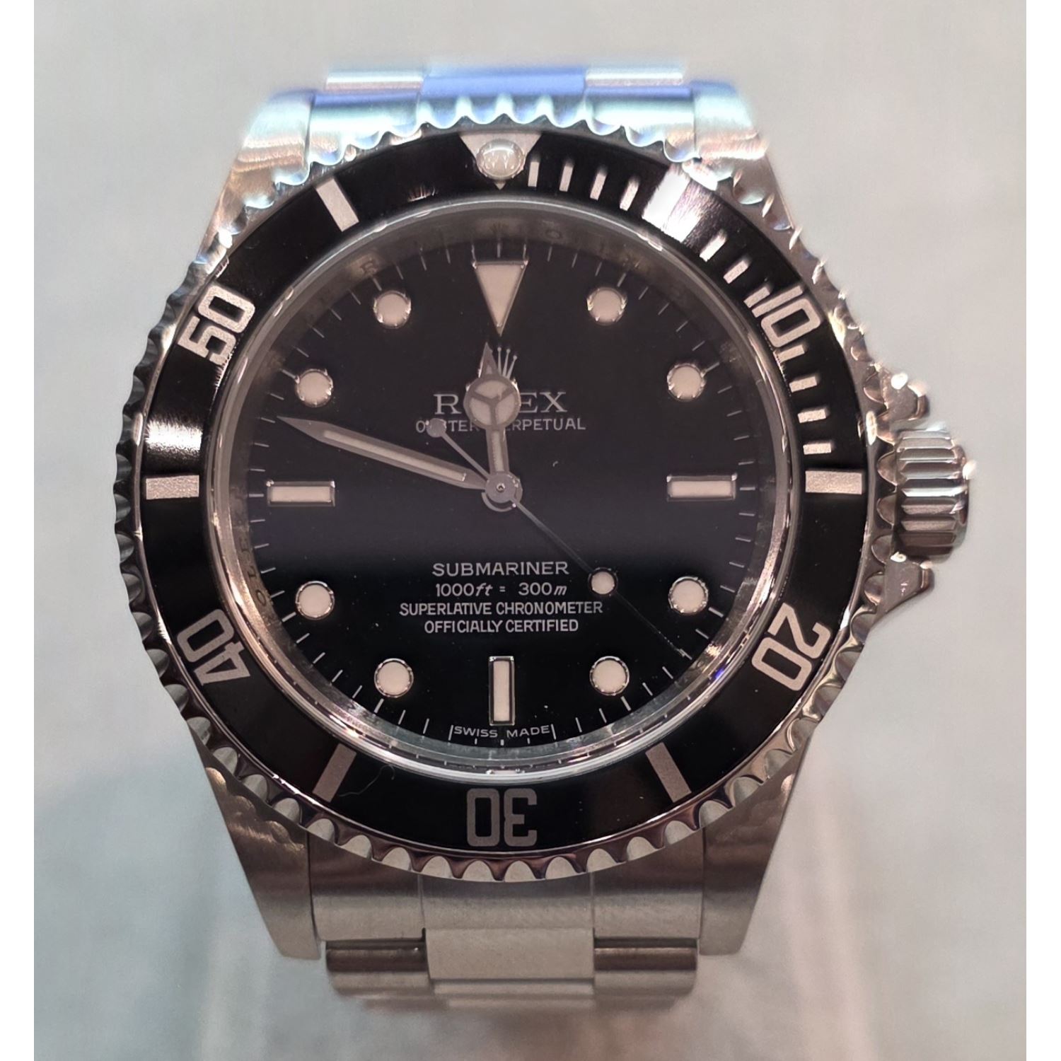 Submariner no date acero 40mm.   