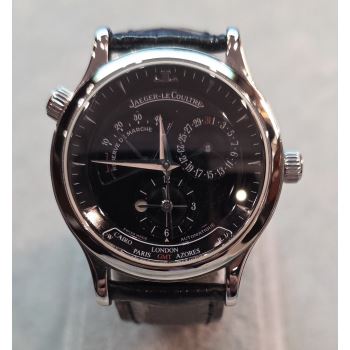 JAEGER-LECOULTRE<BR>MASTER GEOGRAPHIC ACERO 38MM. · ref.: 142.8.92.S