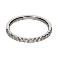 ANILLOS / SORTIJAS<BR>SORTIJA MADIA ALIANZA EN ORO BLANCO CO...