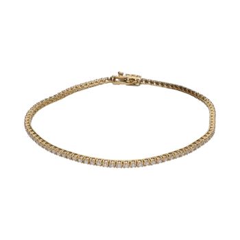 PULSERAS<BR>PULSERA RIVIERE EN ORO AMARILLO CON BR... · ref.: PRESENTA CERTIFICADO...