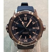 IWC<BR>AQUATIMER 300M ACERO ESFERA AZUL 42MM....
