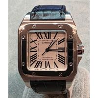 CARTIER<BR>SANTOS 100 ACERO 38MM.