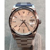 ROLEX<BR>OYSTER PERPETUAL DATE ACERO PLEXI 34MM...