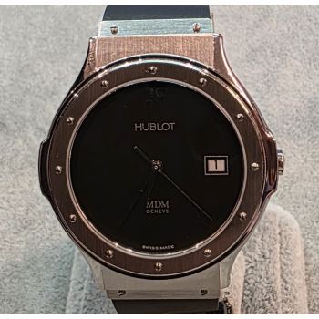 HUBLOT<BR>CLASSIC ACERO CABALLERO QUARTZ 36MM.  ... · ref.: 151.1